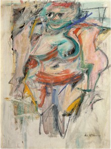 Woman Standing-Pink, 1954-1955
