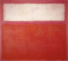Pink and White over Red, 1957