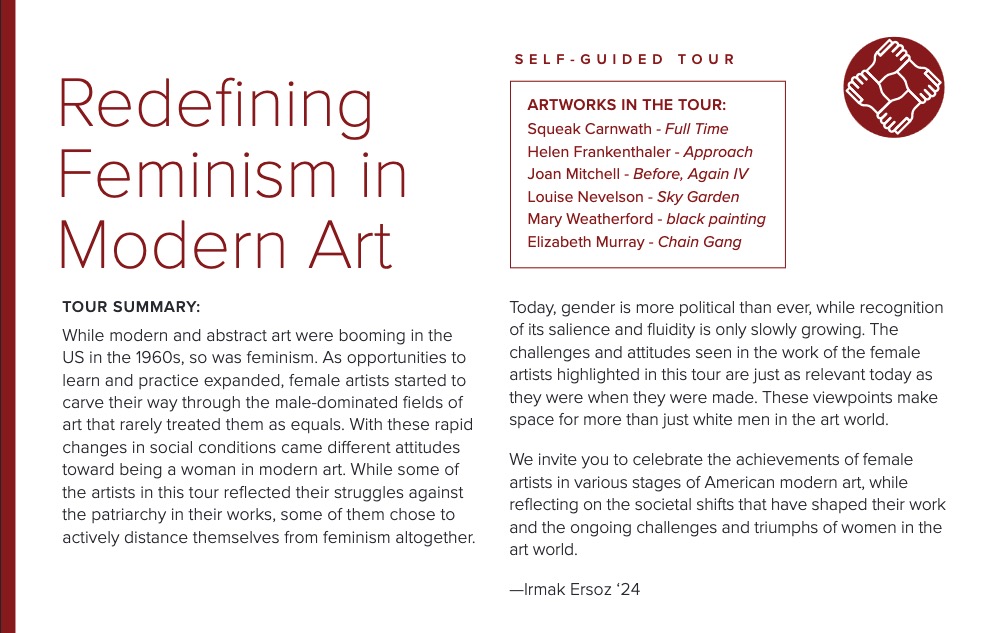 Redefining Feminism in Modern Art Tour