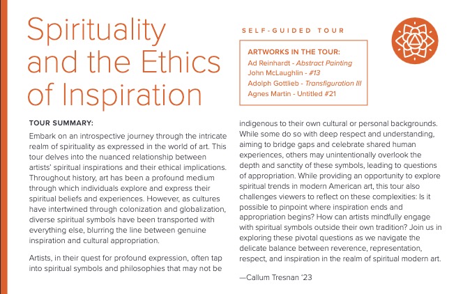 Spirituality and the Ethics of Inspiration Tour