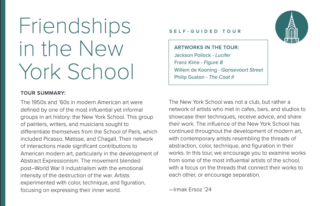 Friendships in the New York School