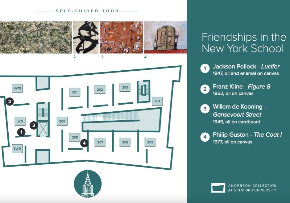 Friendships in the New York School Gallery Map